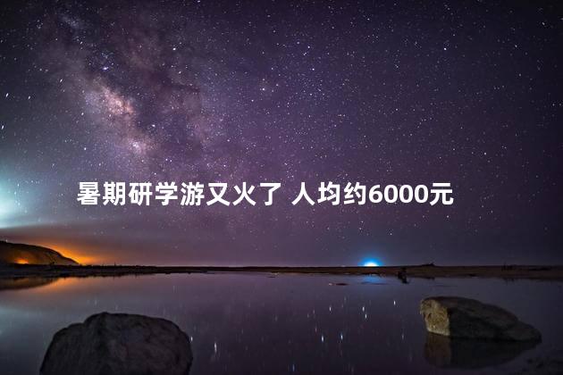 暑期研学游又火了 人均约6000元